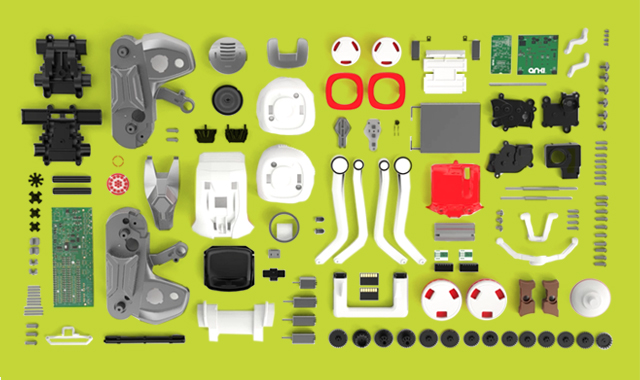 les composants du robot jouet cozmo