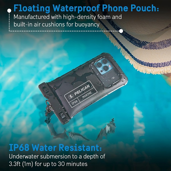 Pelican Marine IP68 waterproof floating case