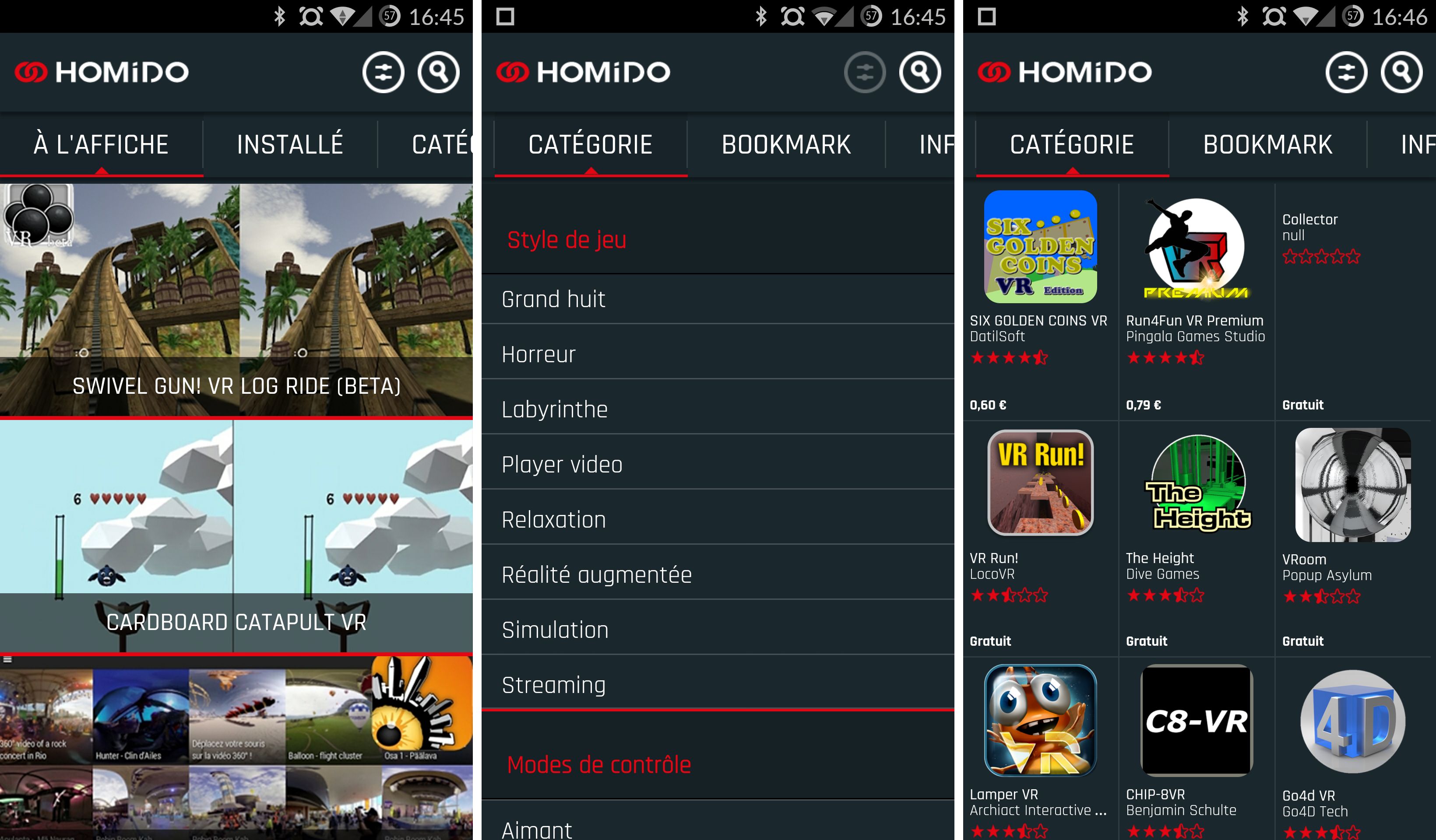 Casque réalité virtuelle homido hotsell