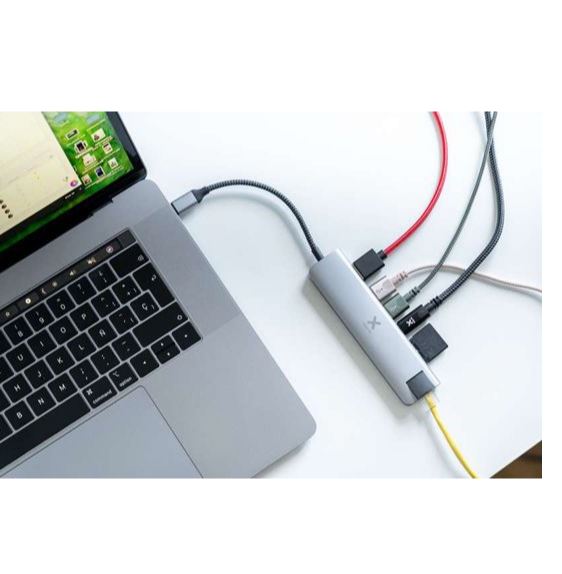 Hub charge USB 7 en 1 Xtorm en aluminium
