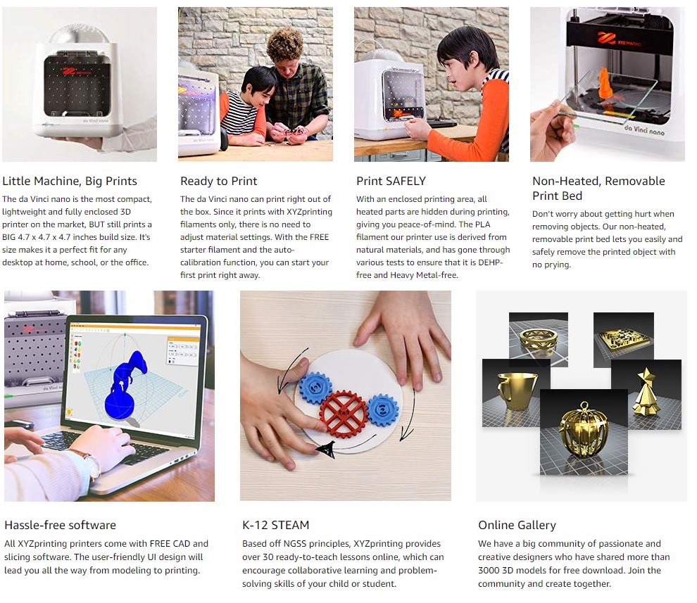 Vinci portable 3D by XYZ Printing