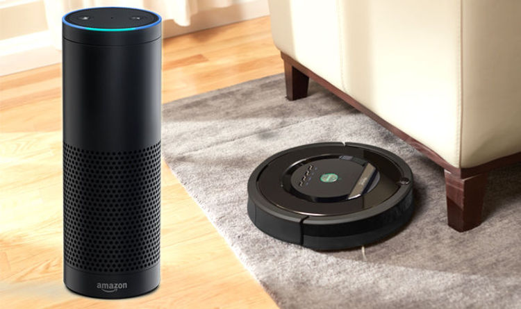 Amazon Echo et iRobot Roomba