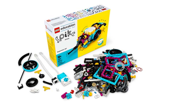 LEGO Education SPIKE: PRIME kit, sensors, motors, battery