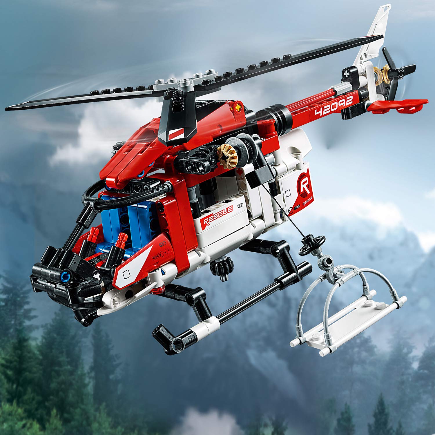lego technic 42092 rescue helicopter