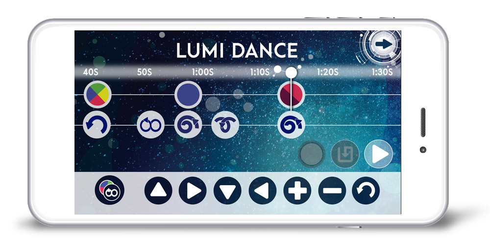 Lumi dance, le jeu du drone