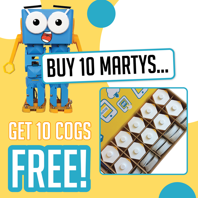 marty the robot V2 promotion 1