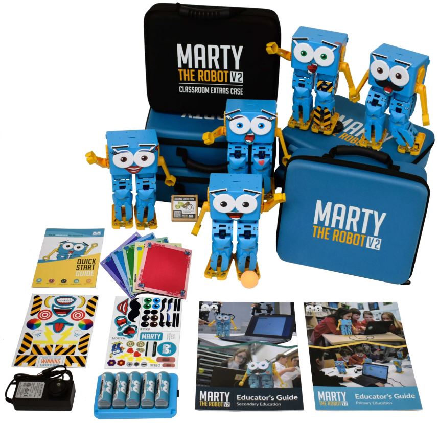 marty the robot V2 promotion