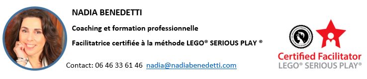 Nadia Benedetti Facilitatrice certifiée LEGO SERIOUS PLAY