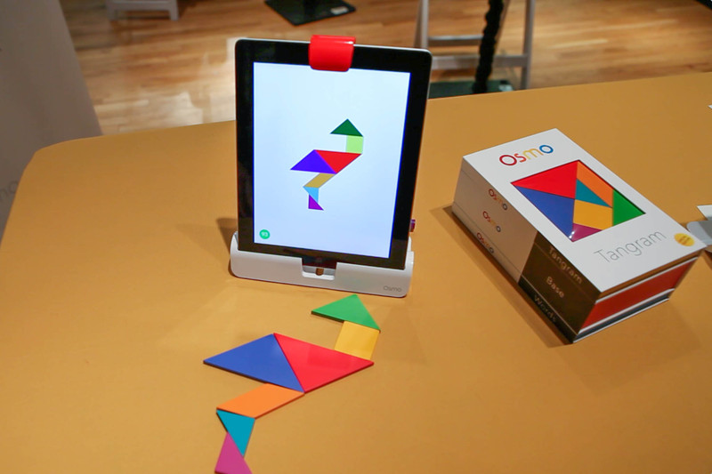 Osmo Words, Tangram, Numbers: Educational games connected