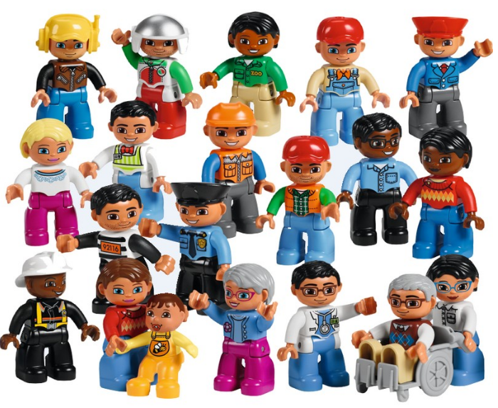 Boîte de personnages Lego Education