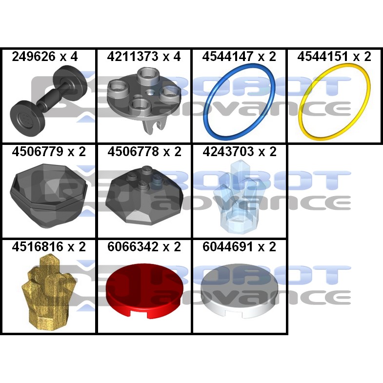 Mindstorms EV3 Education pices dtaches pack 5