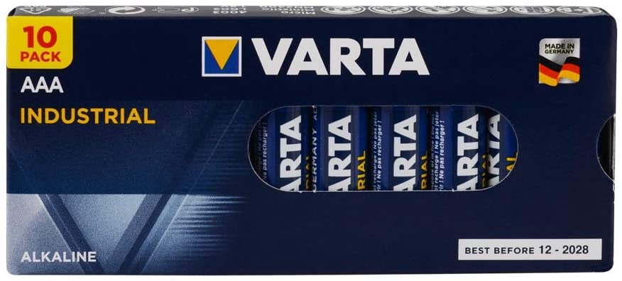 Piles AAA Alcaline Varta lot de 10
