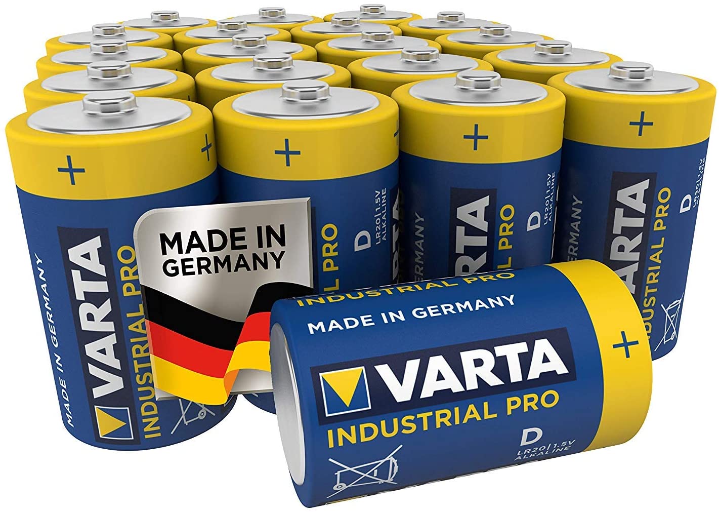 Varta LR20 batteries pack of 20