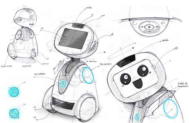 robot high tech buddy