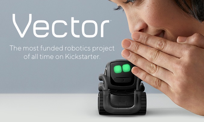 Robot Vector by Anki: most funded robotics project on Kickstarter