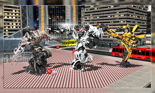 le jeu robot war 3d sur smartphone