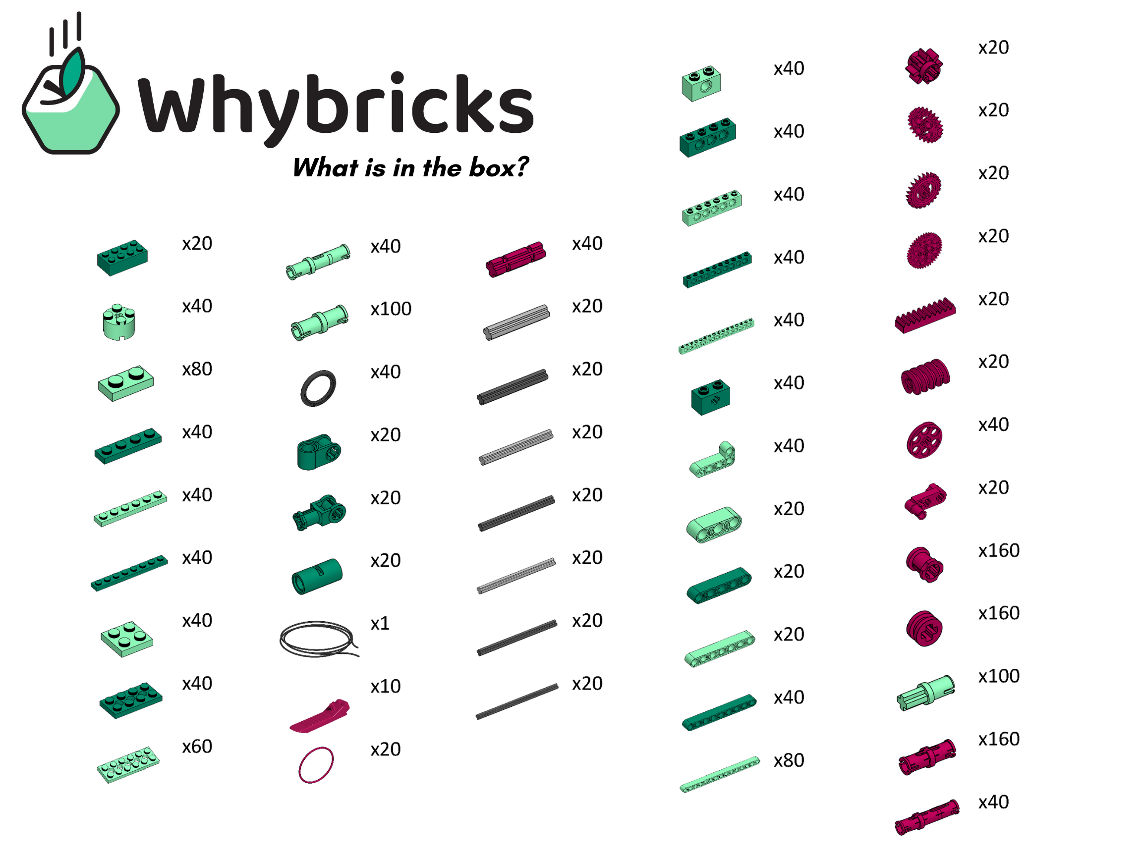 Whybricks Microbricks Contenu